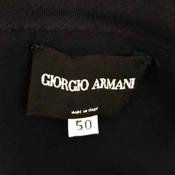 Giorgio Armani 100% Silk Black Cap-Sleeve Dress • IT 50 - Picture 7 of 9